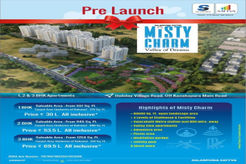 Pre launching Salarpuria Sattva Misty Charm in Bangalore